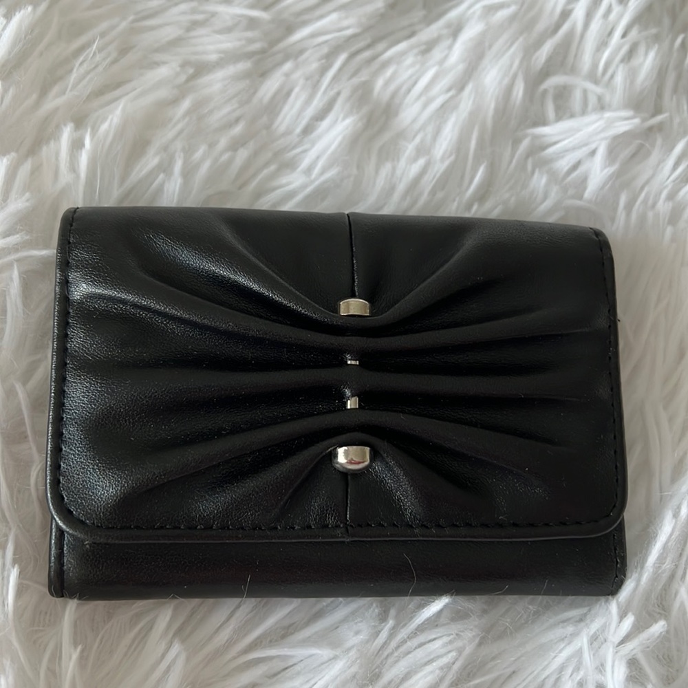 NEW RGA Accessories leather wallet silver hardware